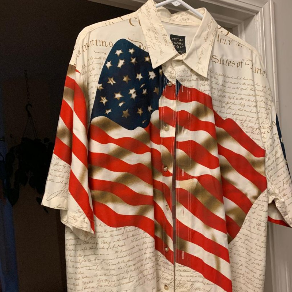 Patriotic Button Down